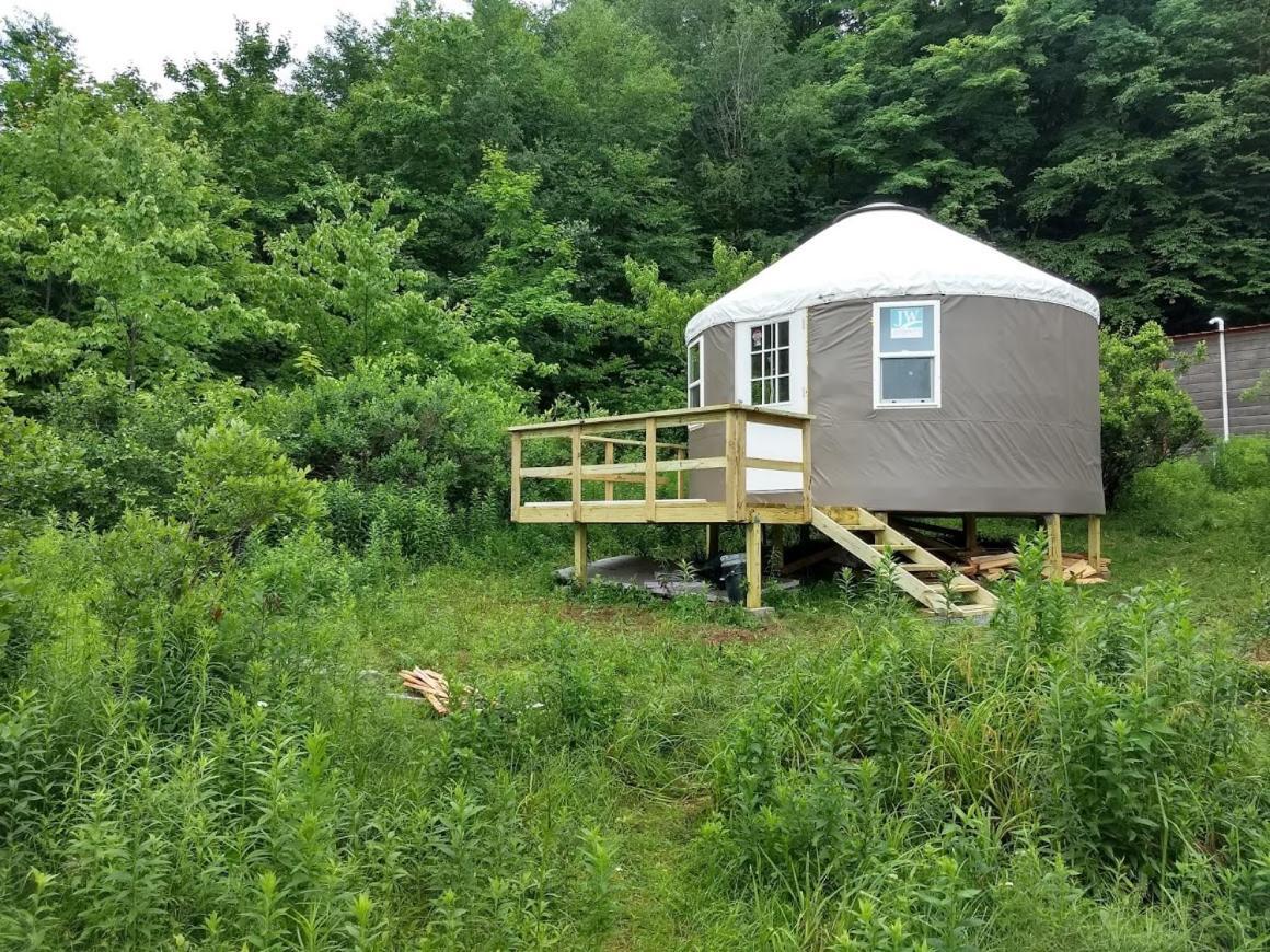 Livingston Manor Yurt Hotel Parksville Buitenkant foto